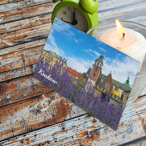 Wawel Castle Cathedral Europe Poland Krakow  Holiday Postcard