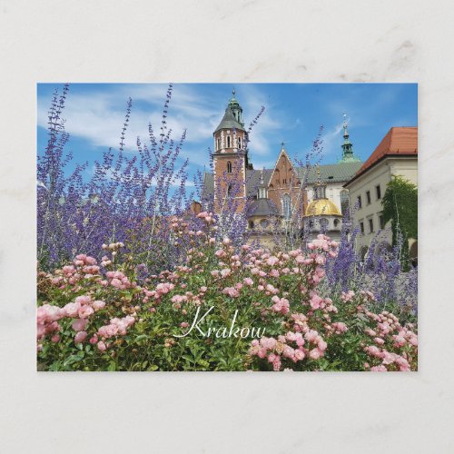 Wawel Castle Europe Poland Krakow Postcard