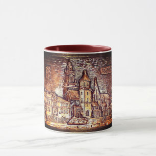 WAWEL CASTLE KRAKOW POLAND COPPER MUG