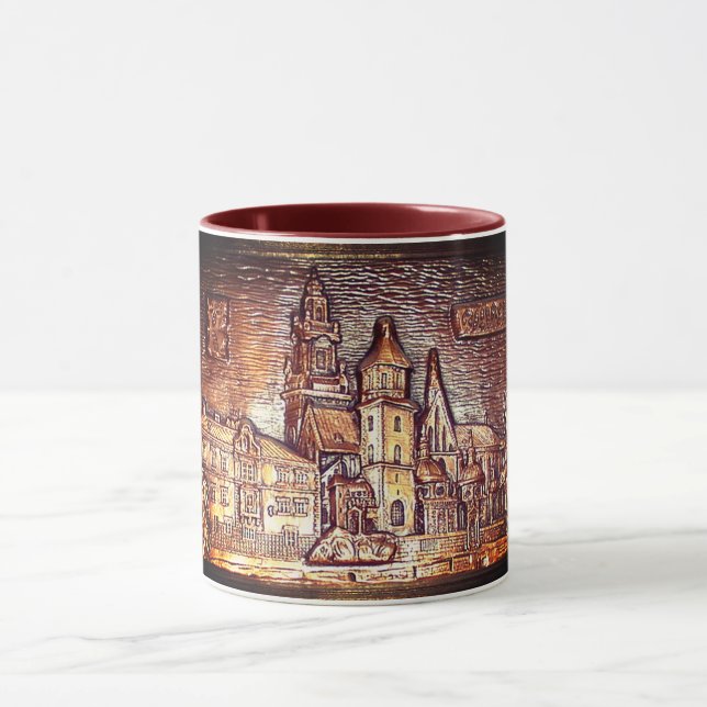 WAWEL CASTLE KRAKOW POLAND COPPER  MUG (Center)