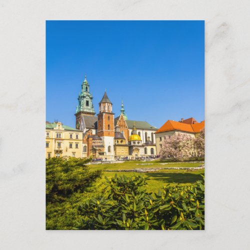 Wawel Castle Krakow Poland Postcard
