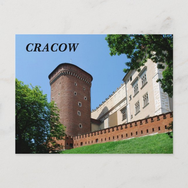 Wawel Royal Castle in Cracow Postcard (Front)