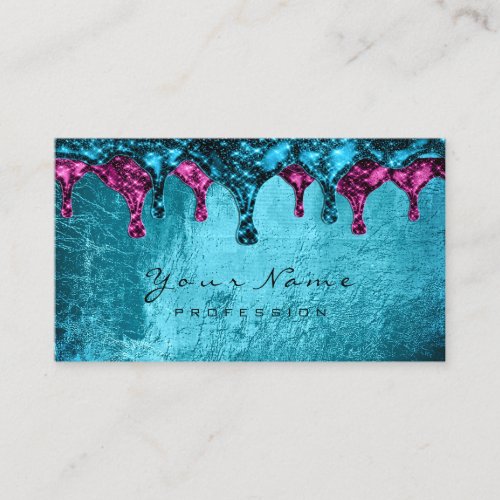 Wax Epilation Pink Depilation Blue Metall Business Card