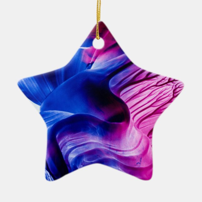 Wax Painting Encaustic 1836 Ceramic Ornament (Front)