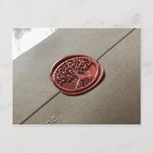 Wax Seal Beauty Postcard