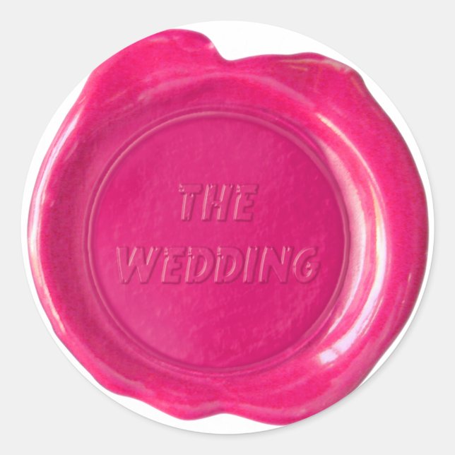 Wax Seal - Custom Pink - Victoria (Front)