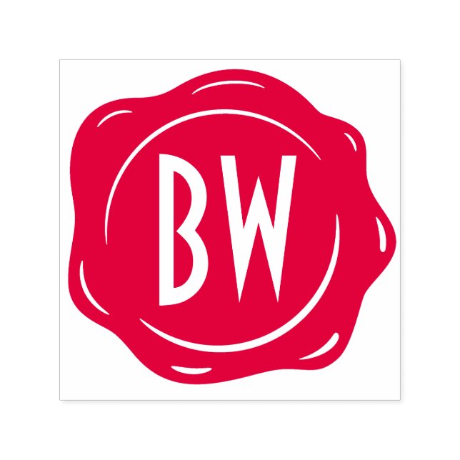 Wax Seal Monogram Customize Classic Luxury Self-inking Stamp (Design)