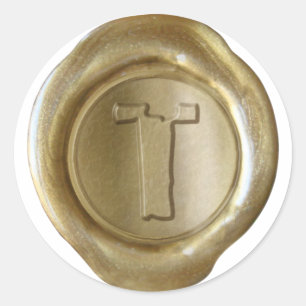 Wax Seal Monogram - Gold - Boulder T -