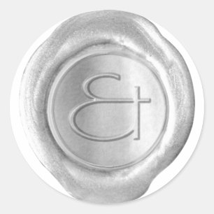 Wax Seal Monogram - Silver - ModernSlim & -