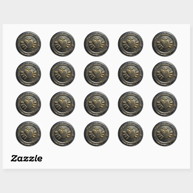 Wax Seal Mother of Sorrows Heart and 7 Swords (Sheet)