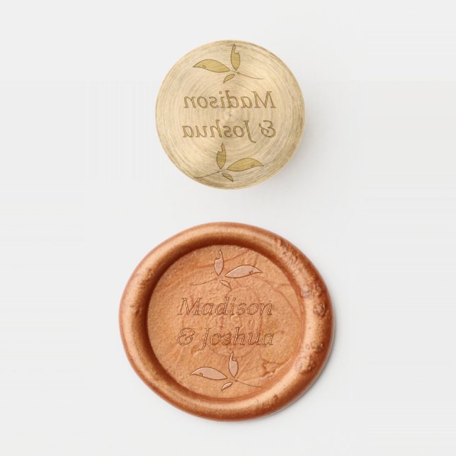 Wax Seal Stamp wedding (Stamped)