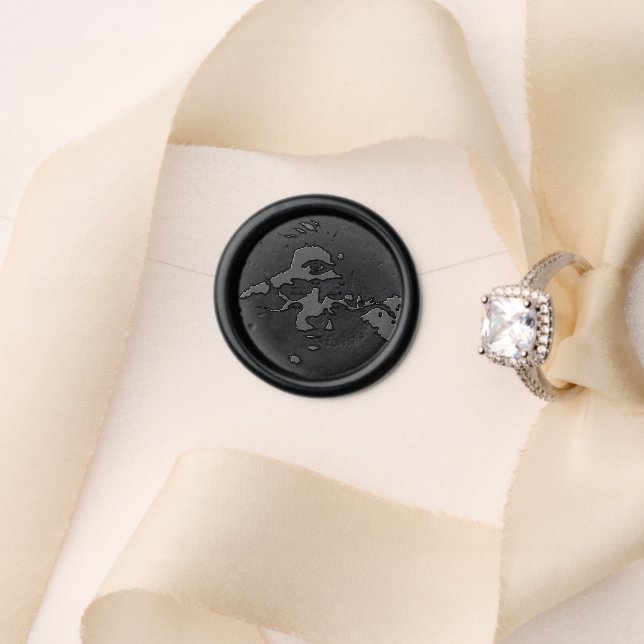 Wax Seal stamper Great Dane Silhouette (Insitu (Wedding))