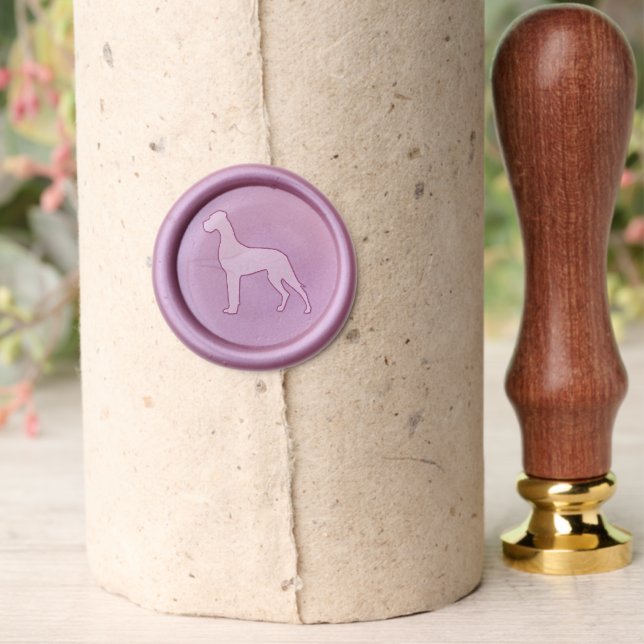 Wax Seal stamper Great Dane Silhouette (Insitu (Parchment))