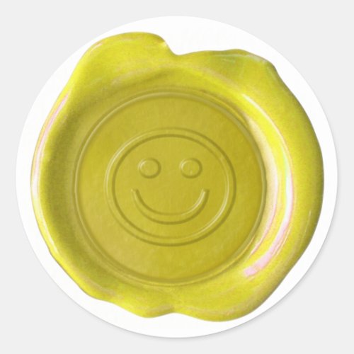 Wax Seal _ Yellow _ Face _