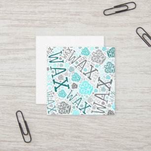 Wax tech square business card