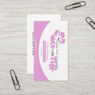 Wax with Tiff Business Card