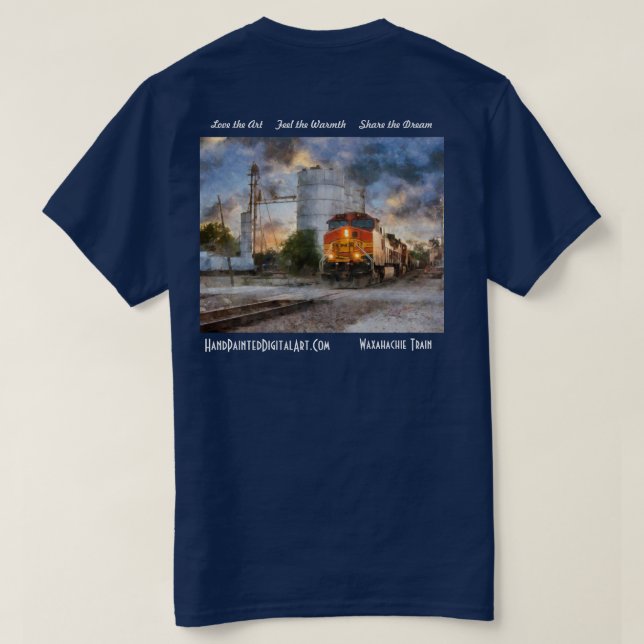 Waxahachie Train T-Shirt (Design Back)