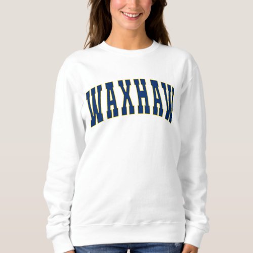 Waxhaw NC Vintage Varsity College Style Sweatshirt