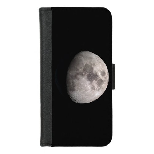 Waxing gibbous moon phase iPhone 87 wallet case