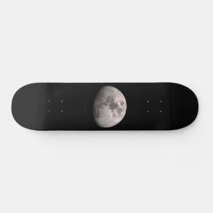 Waxing gibbous moon phase NASA images Skateboard
