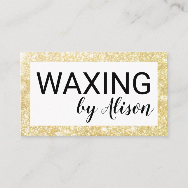 Waxing Specialist Business Card (Front)