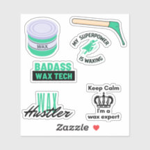 Waxing Stickers