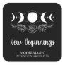 Waxing Waning Moon Intention Spell Kit Labels