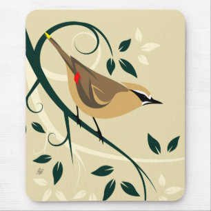 Waxwing Mouse Pad