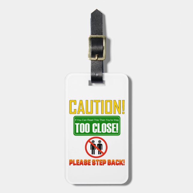 Way2Close Luggage Tag (Front Vertical)
