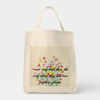 ...Way Back Then Grocery Tote Bag