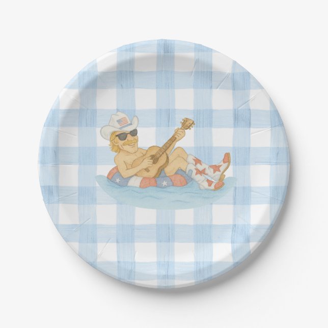 Way Down Yonder Chatta-Two-Chee Birthday Plates (Front)