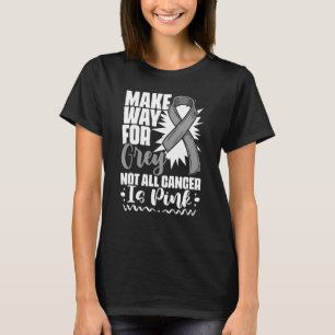 Way For Grey Ribbon Survivor Brain Tumor T-Shirt