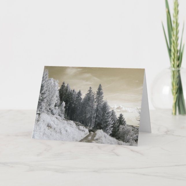 Way into Forest/Infrared Photography Card (Front)