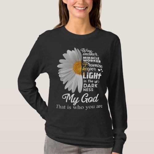 Way Maker Miracle Worker Promise Keeper Light Jesu T_Shirt