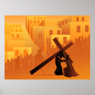 Way of the Cross 4th Station Poster