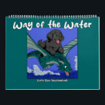 Way of the Water Newfoundland Notta Bear Calendar<br><div class="desc">Way of the WATER - celebrate each month with a whole year of Newfoundlands doing what they do best, playing in the water! Whether its a run in the ocean, a swim in the pool, a jet ski ride or playing with sticks in the river... Newfoundlands are MAGNETS to water....</div>