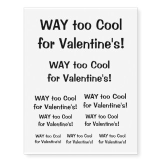 Way Too Cool Tattoo Set