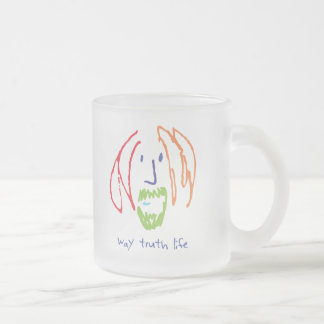 Way Truth Life Frosted Glass Coffee Mug