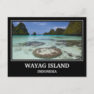 Wayag Island Indonesia Postcard