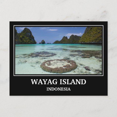 Wayag Island Indonesia Postcard