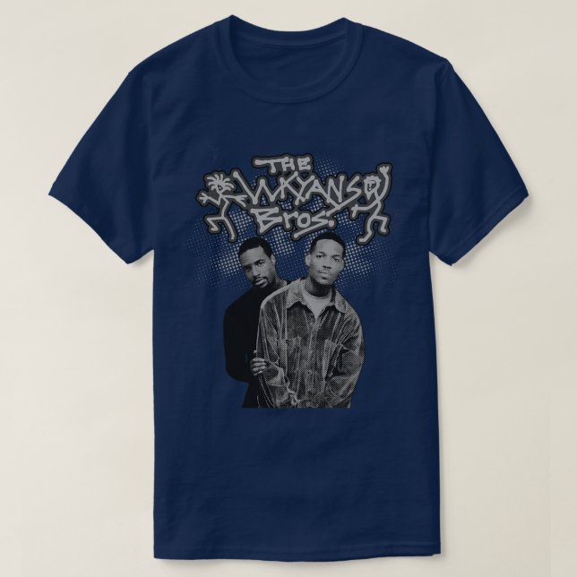 Wayans Bros Illustrations T-Shirt (Design Front)