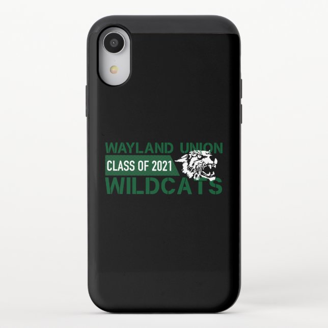 Wayland Union Wildcats #3 Uncommon iPhone Case (Back)