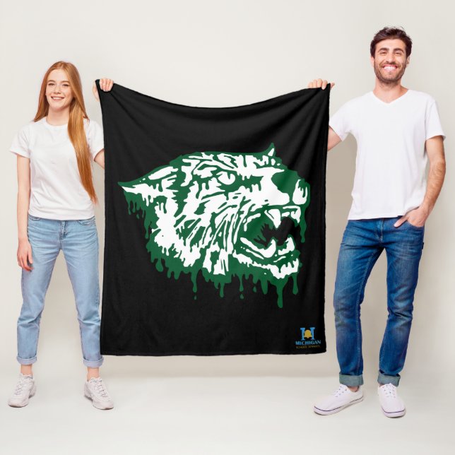 Wayland Union Wildcats #6 Fleece Blanket (In Situ)