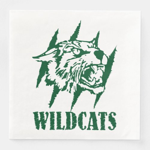 Wayland Union Wildcats 9 Paper Dinner Napkins