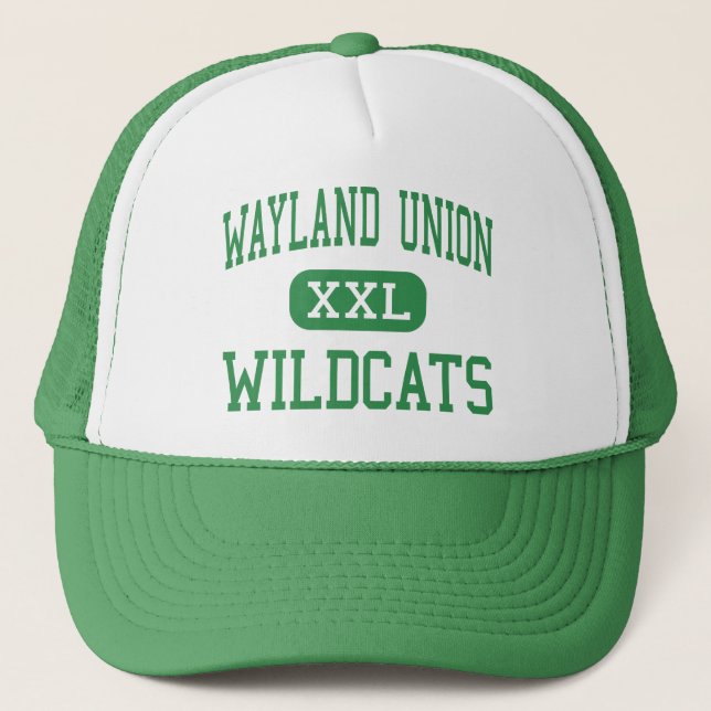 Wayland Union - Wildcats - High - Wayland Michigan Trucker Hat (Front)