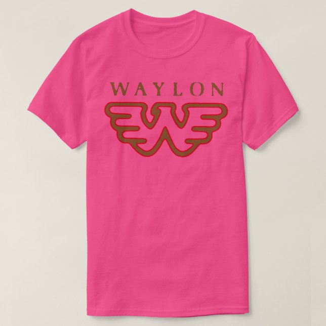Waylon Jennings Mug T-Shirt (Design Front)