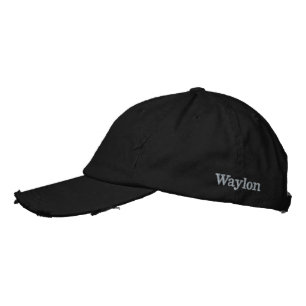 "Waylon" Mens Name Embroidered, Embroidered Baseball Cap