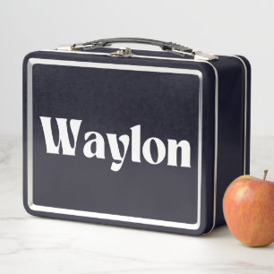 Waylon Name Personalized  Metal Lunch Box