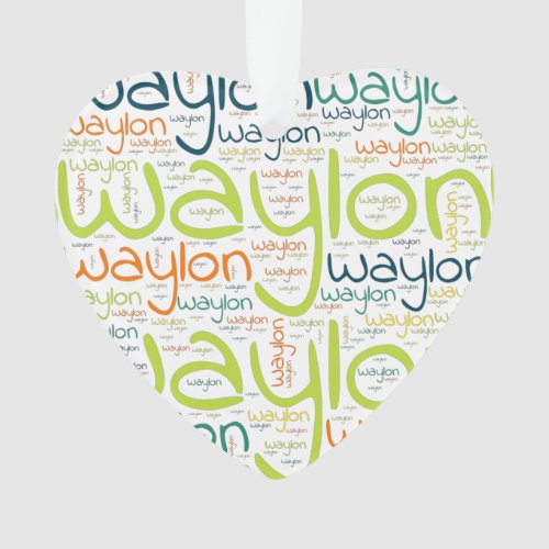 Waylon Ornament