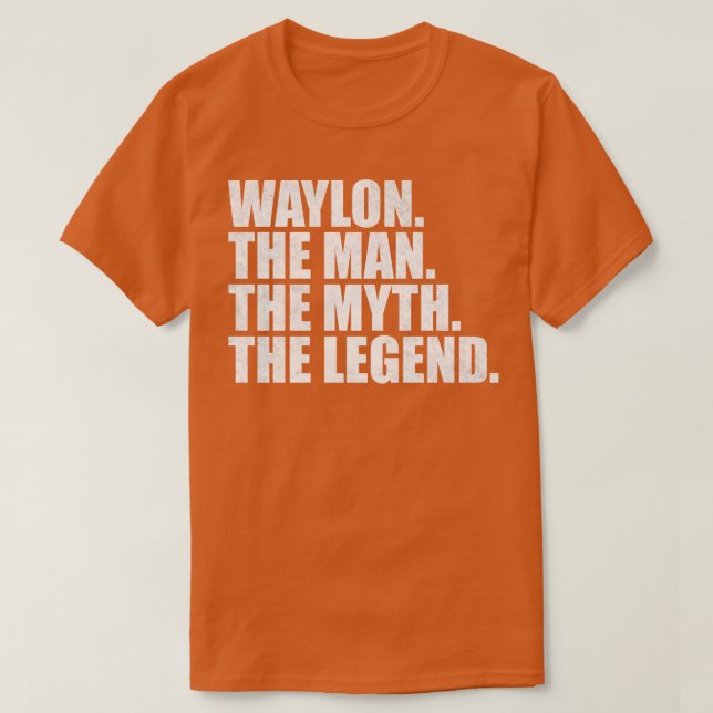 WaylonWaylon Name Waylon given name T-Shirt (Design Front)